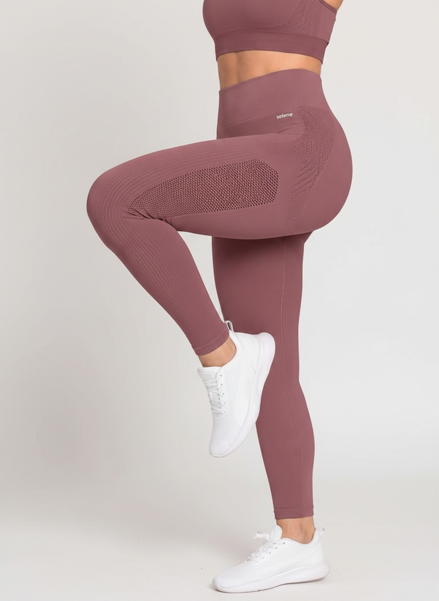 Legging Cintura Alta Microfuros