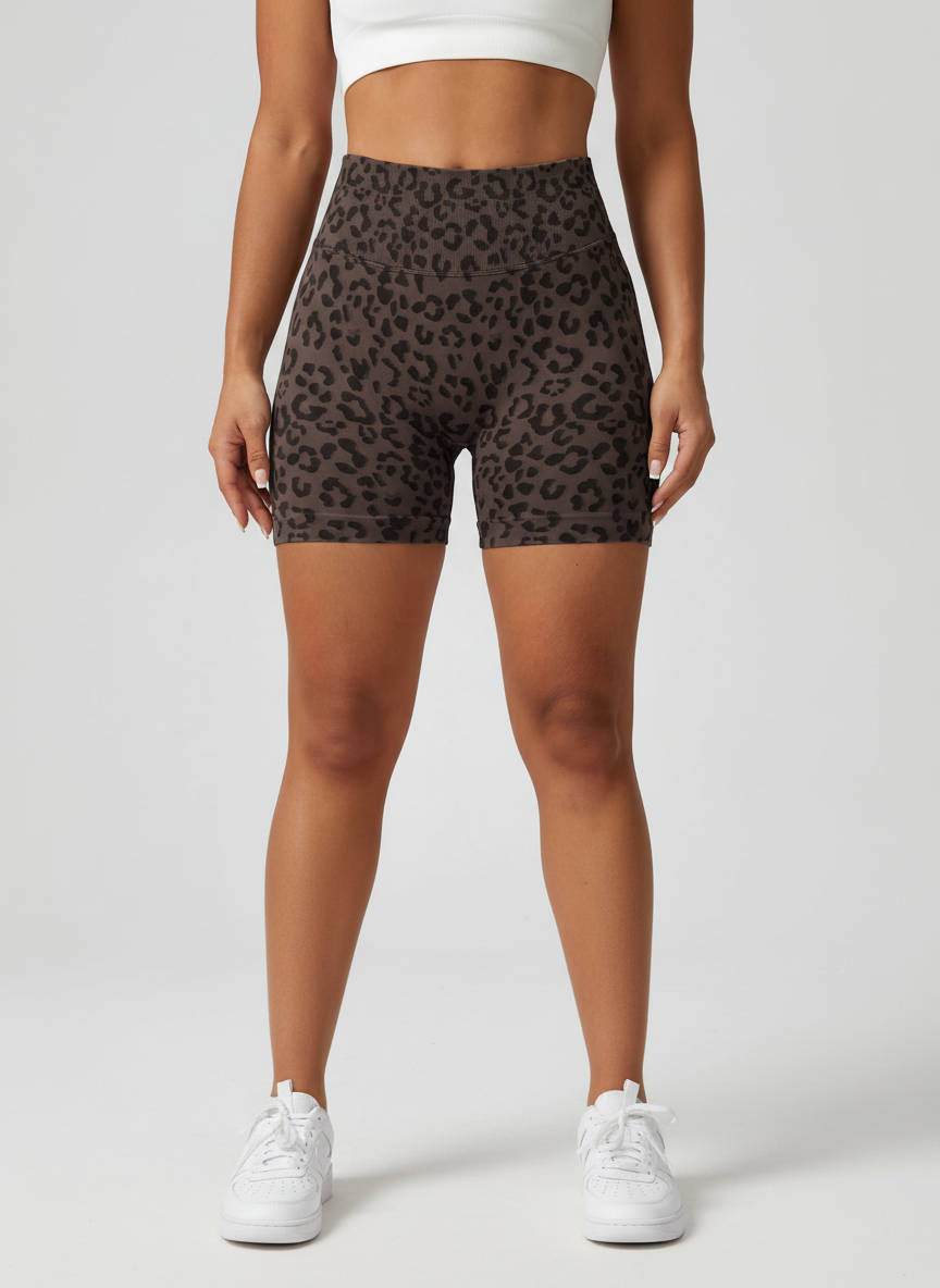 Short Esportivo Cós Contrastante Costas Franzida