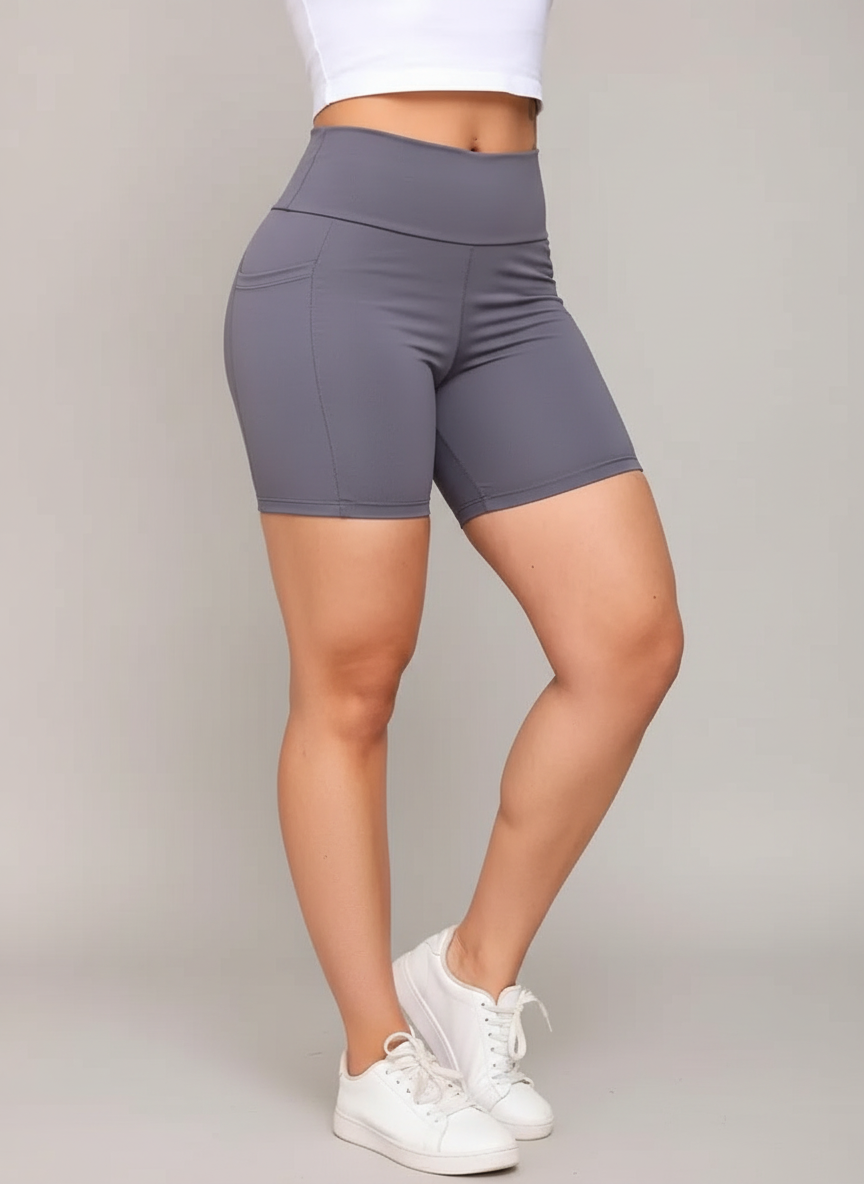 Shorts Fitness Modelador com Bolso