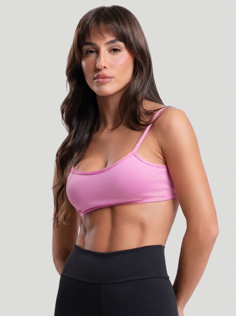 Top Fitness Costa Nua Alça Fina