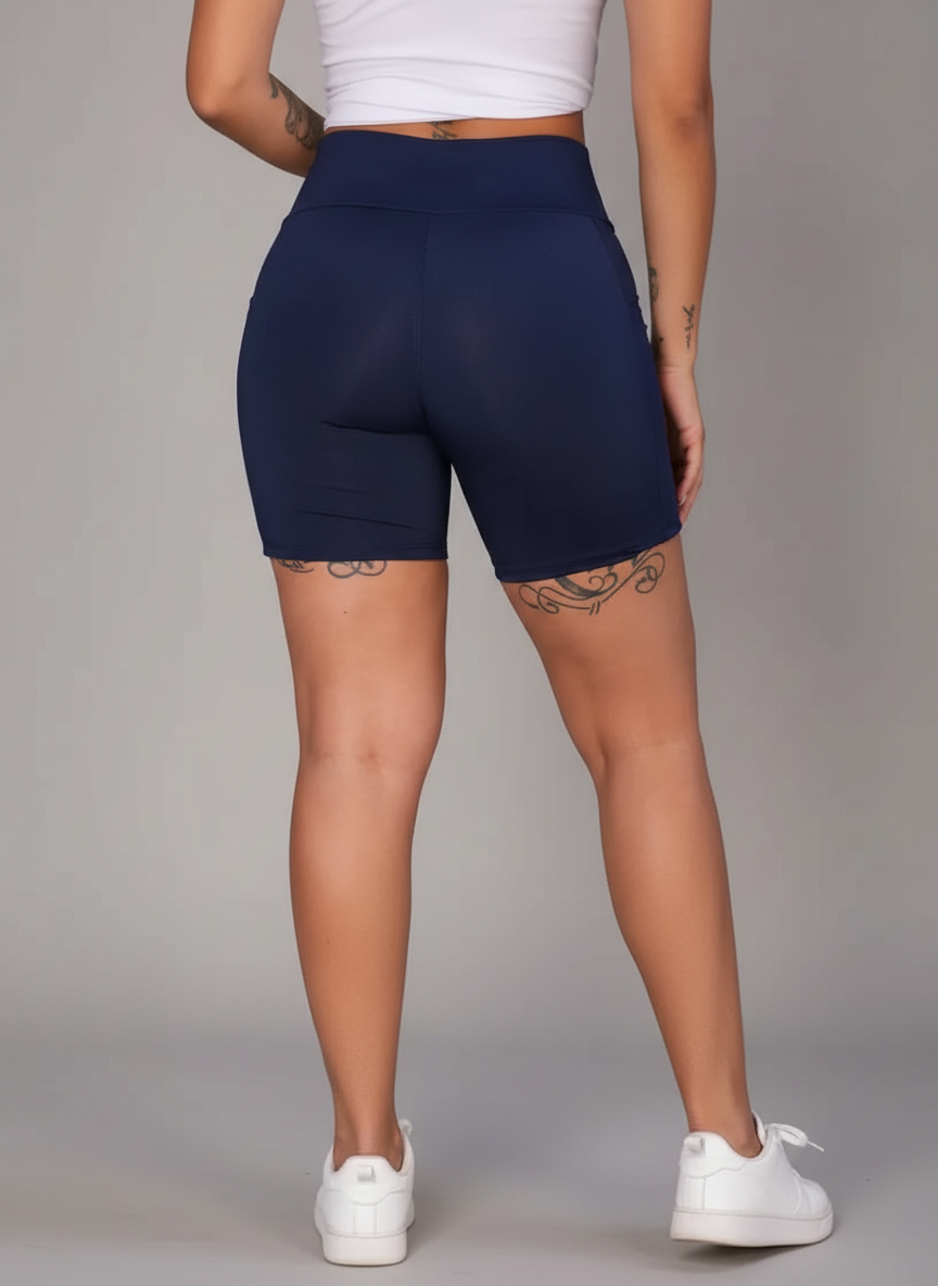 Shorts Fitness Modelador com Bolso