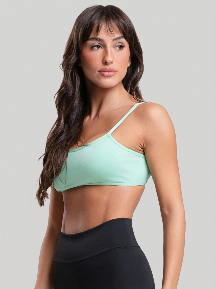 Top Fitness Costa Nua Alça Fina
