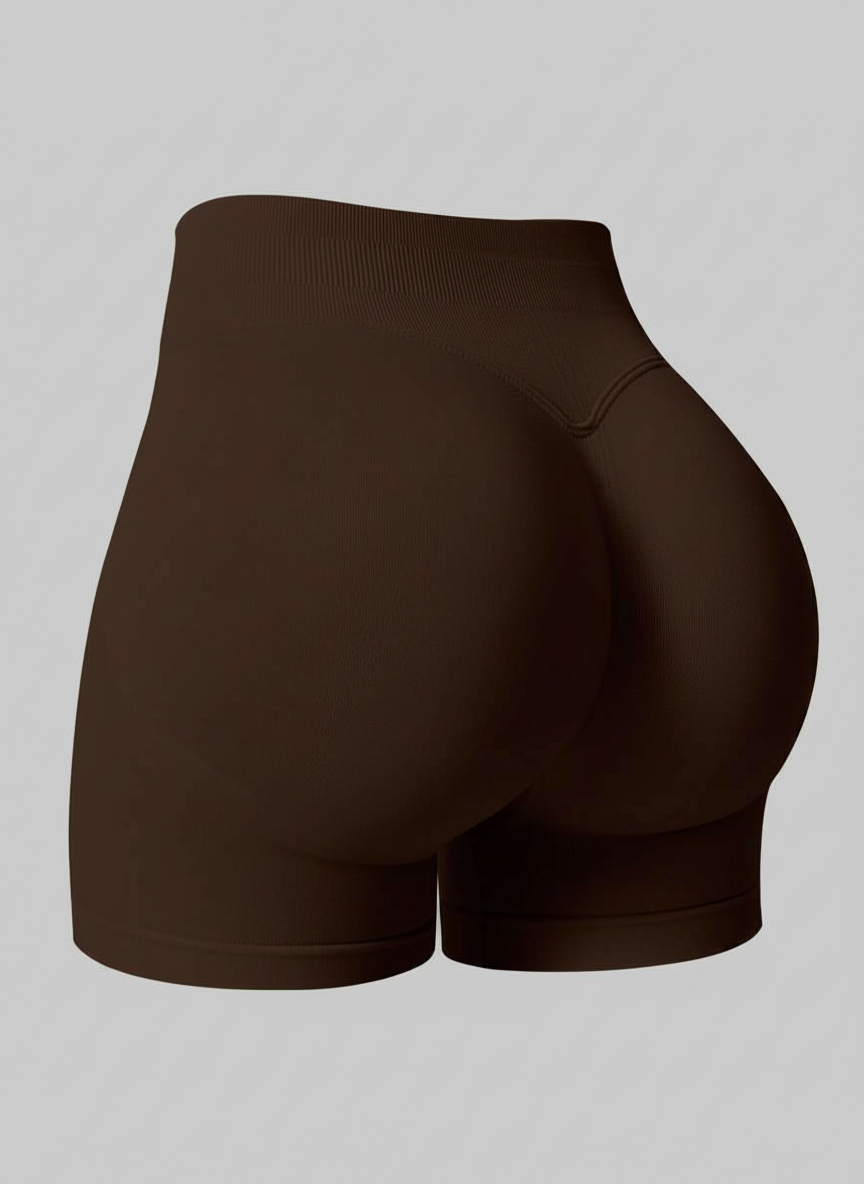 Short Esportivo Cós Contrastante Costas Franzida