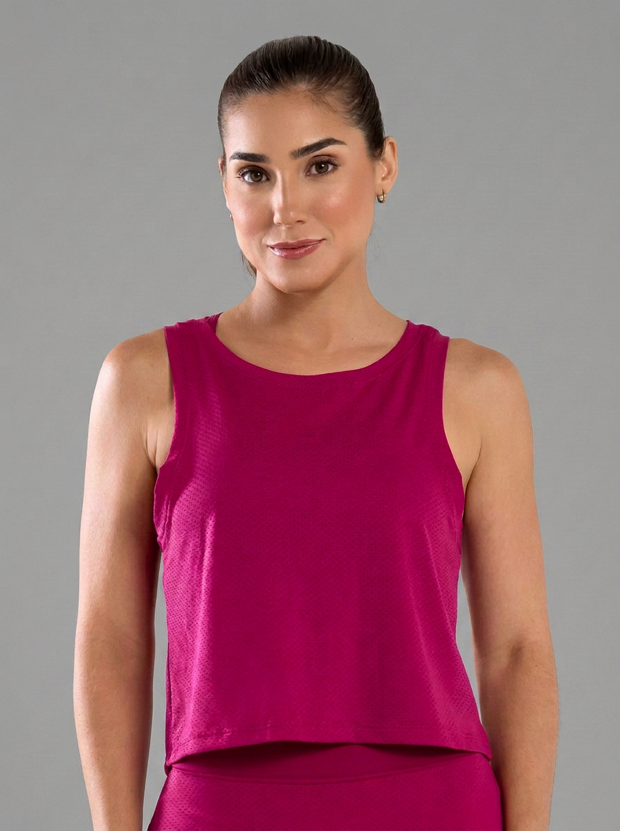 Regata Cropped Fitness Telada