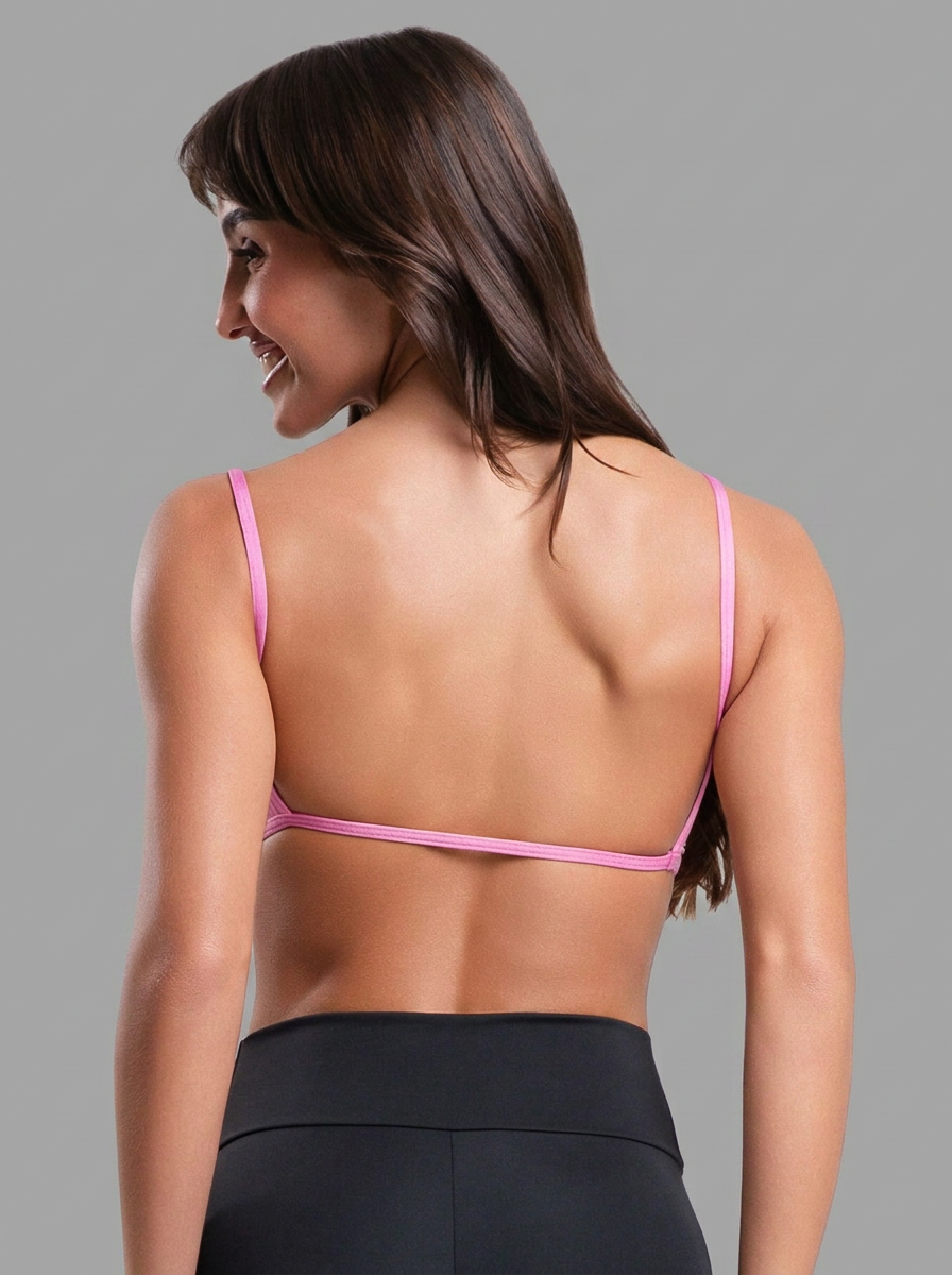 Top Fitness Costa Nua Alça Fina
