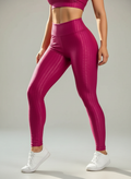 Legging 3D Modeladora Brilhante Cós Alto
