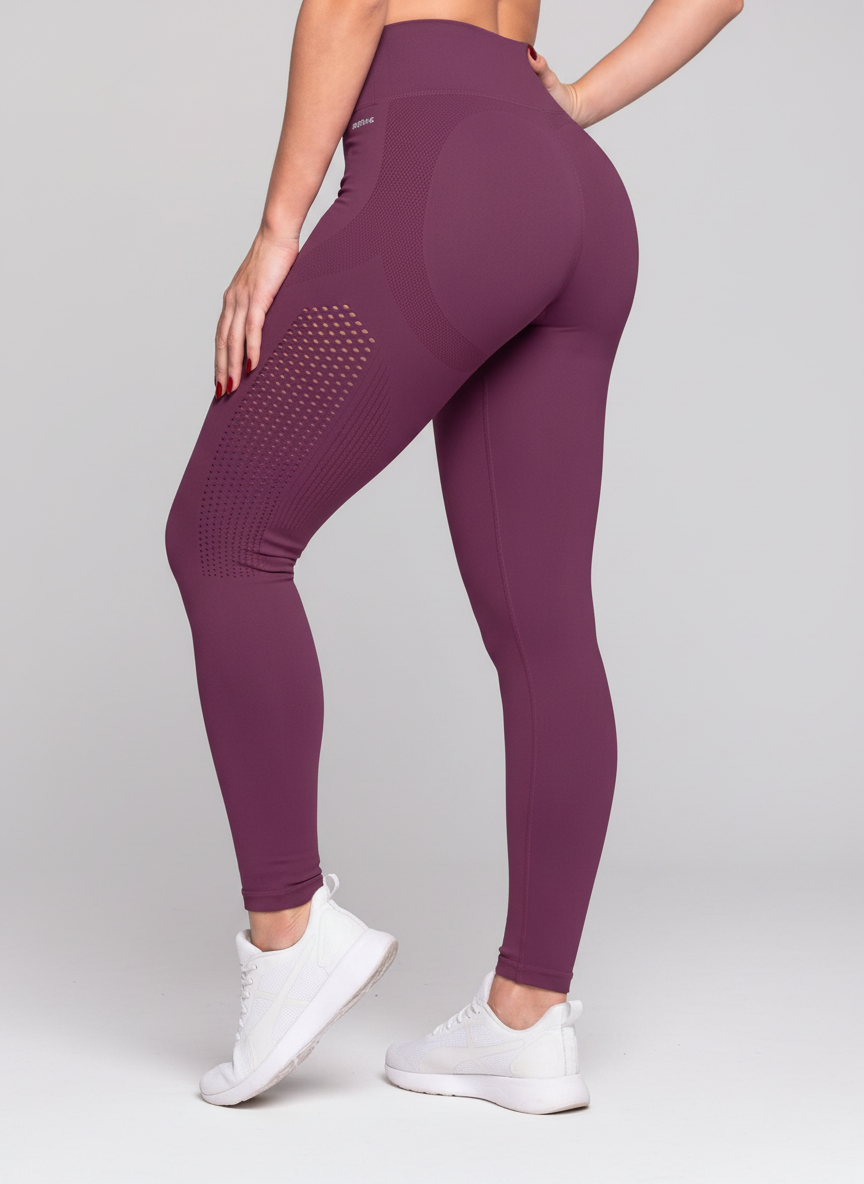 Legging Cintura Alta Microfuros