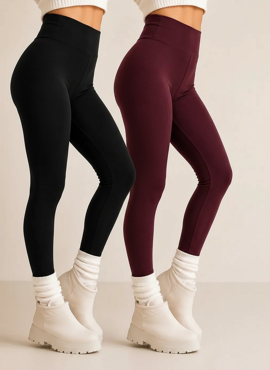 Kit 2 Leggings Flaneladas Quentinhas