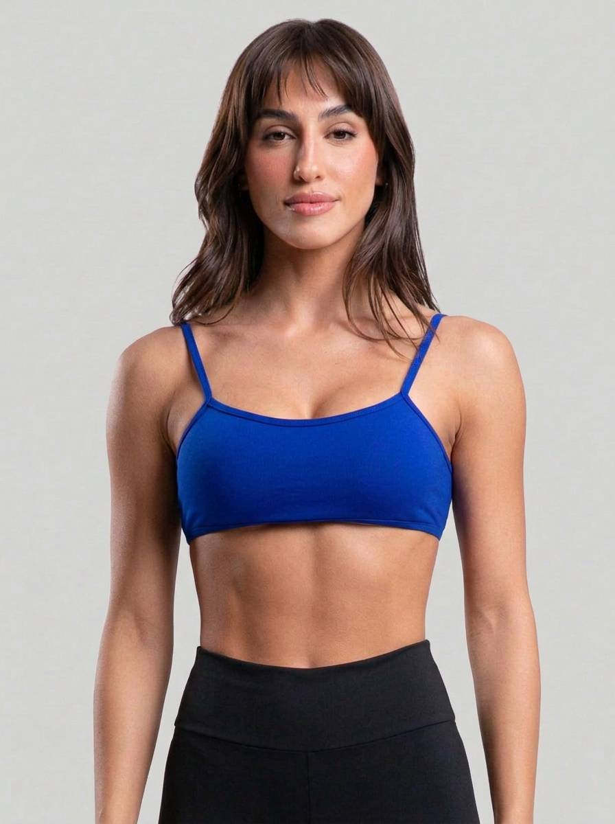 Top Fitness Costa Nua Alça Fina