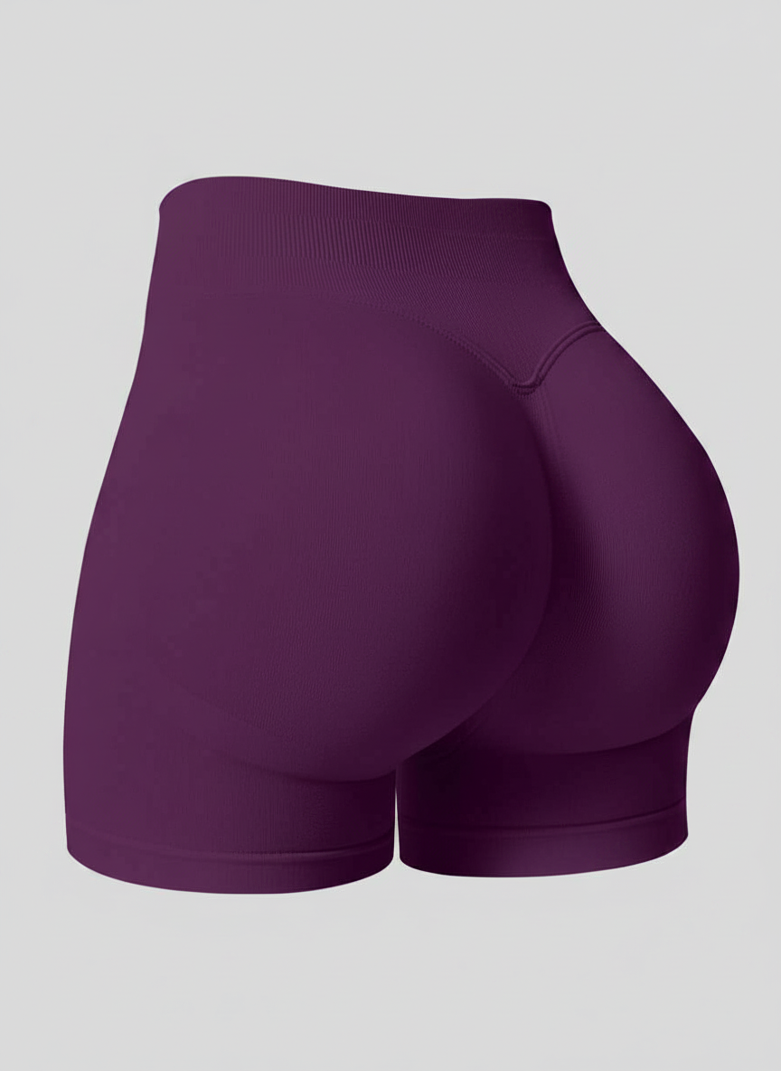Short Esportivo Cós Contrastante Costas Franzida